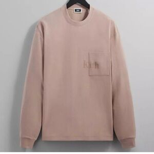 Kith Men's Dusty Pink Long Sleeve Tee #43